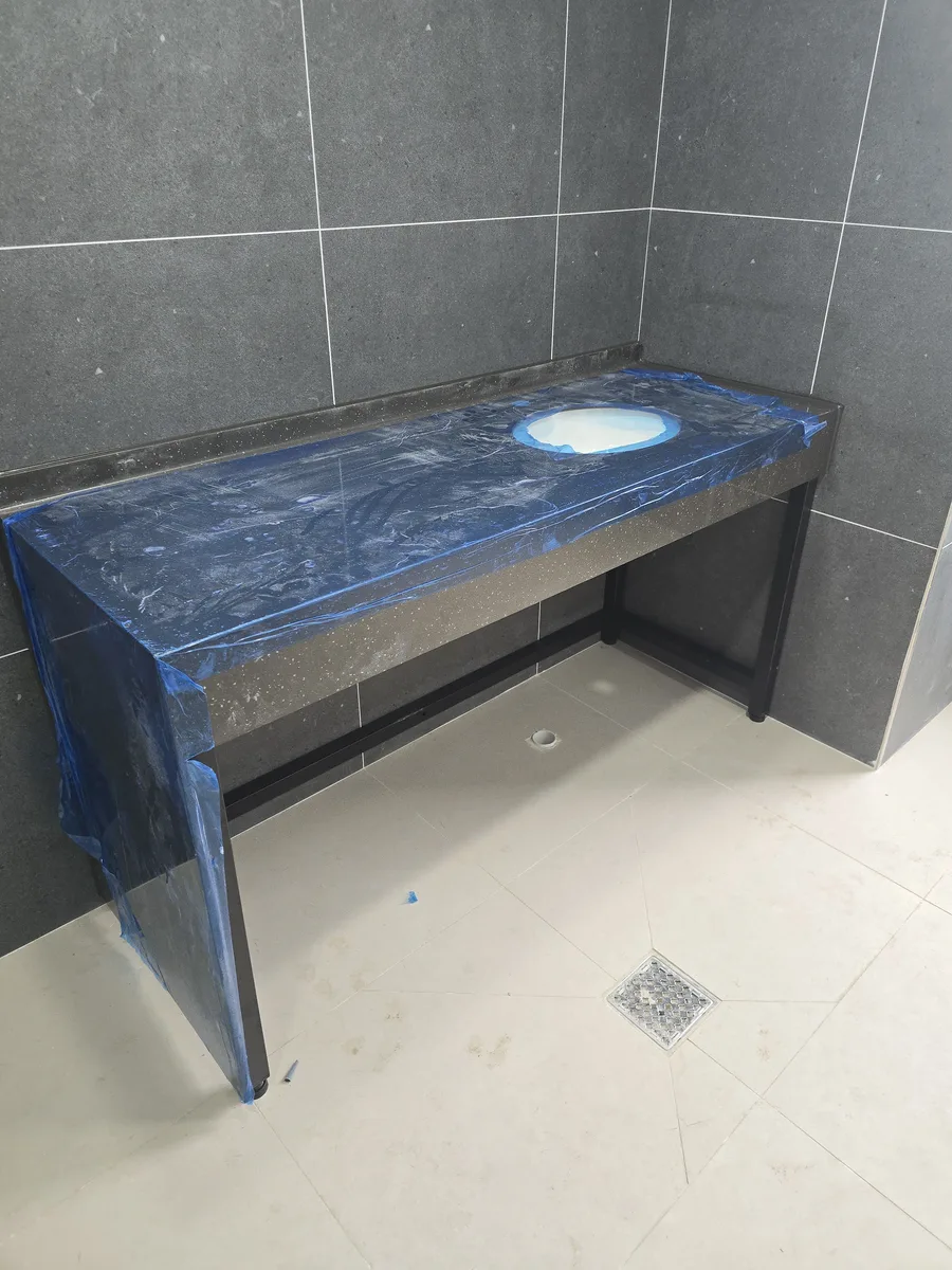 백화점 화장실리모델링 용인 화장실 내부 시공